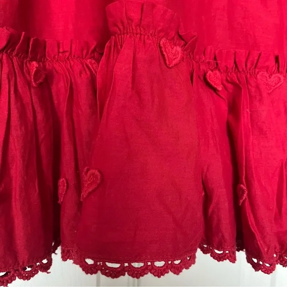 FARM Rio Red Ruffled Blouse - Picture 10 of 10
